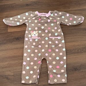 Child of Mine Polka Dot Fleece Pajamas